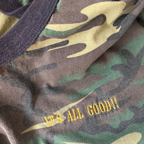 Vintage Cropped It's All Good Army Tee 2XL - Picture 5 of 5